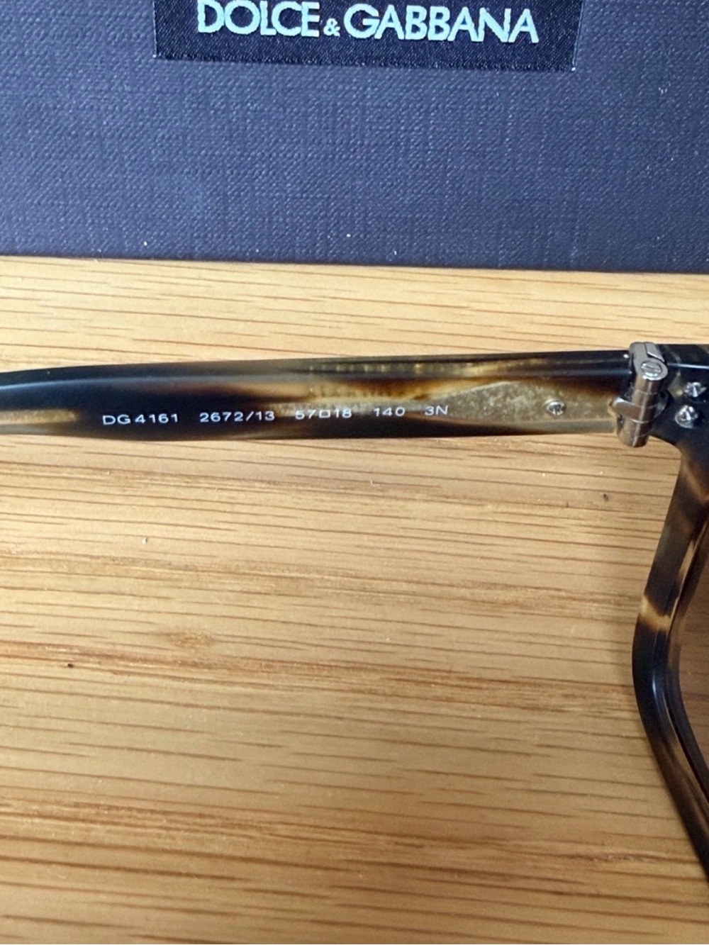 Dolce & Gabbana DG 4161 Havana Brown Sunglasses NWT - Picture 9 of 12